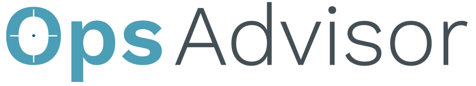 OpsAdvisor AI-driven business advisor logo by Precision Ops